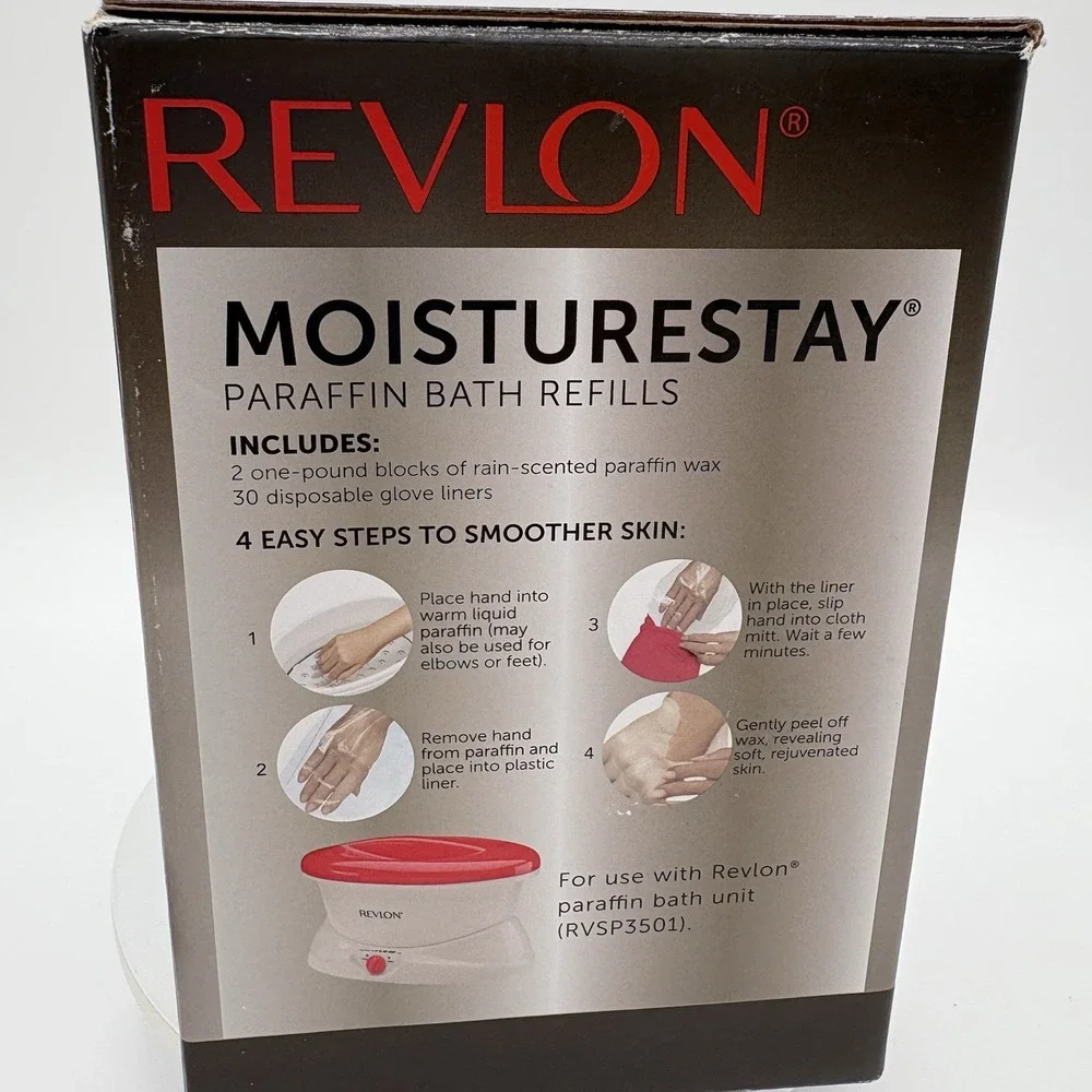 REVLON moisture stay wax paraffin bath refill 2lb Wax‎ Only